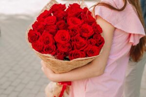 Bouquet de roses rouges