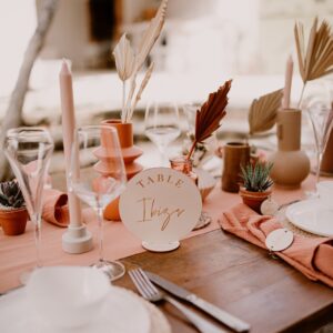 Des accessoires de table