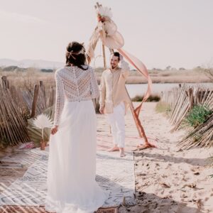 Une décoration de mariage simple